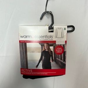 Warm essentials by cuddl duds, long sleeve crew top.